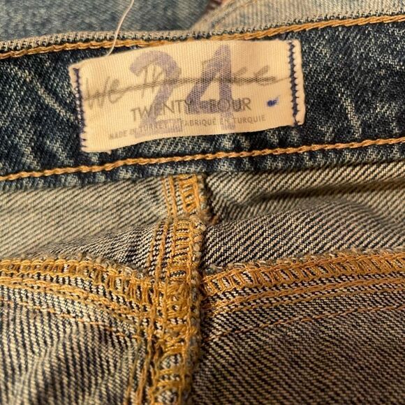 New Free  People women’s Rocky Mountain straight leg jeans size 24 NWOT - Picture 11 of 11